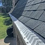 gutter guard on charlotte nc home