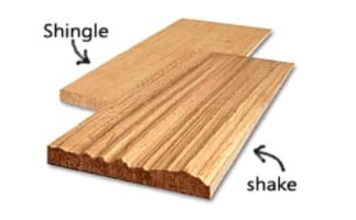 Roof Shake Wooden Shingles