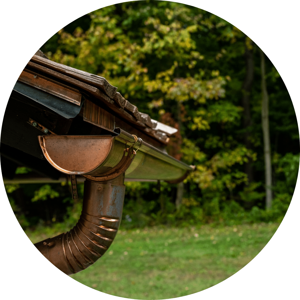 copper-gutters-installed-on-residential-home-in-NC