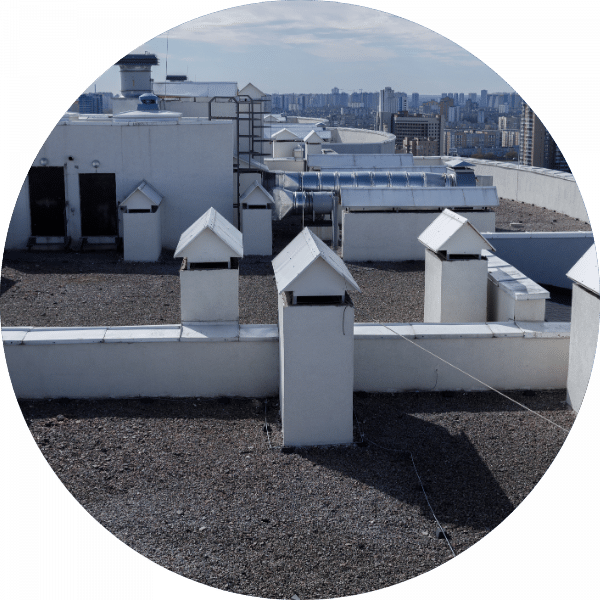 commercial- building-with-built-up-roofing